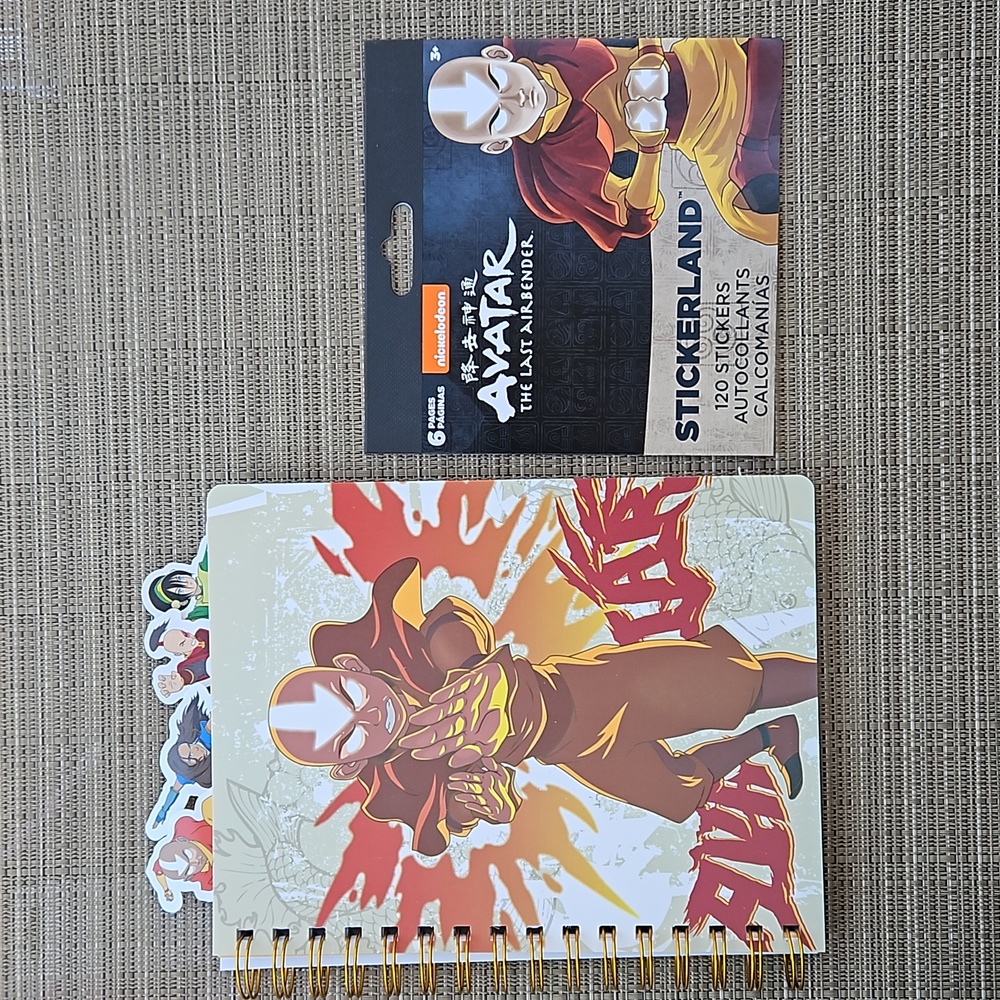 AVATAR JOURNAL AND STICKERS